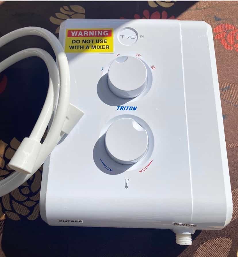 Douche Électrique Triton T70 2E Blanc