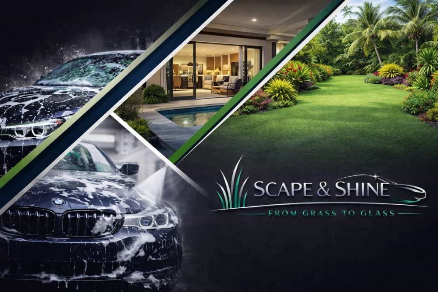 Services professionnels de jardinage et lavage auto mobile
