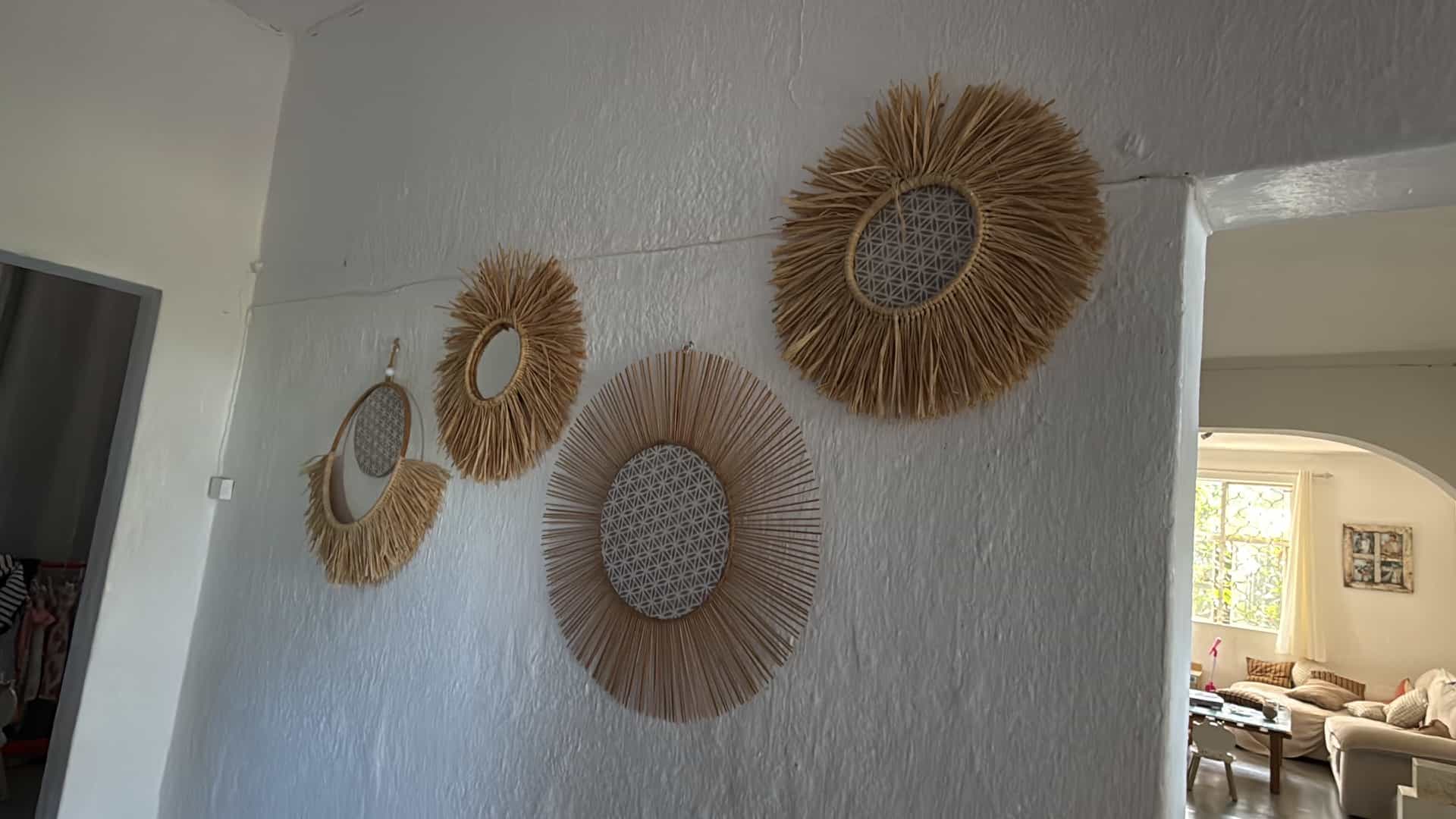 Set of 3 Boho Wall Decor Pieces