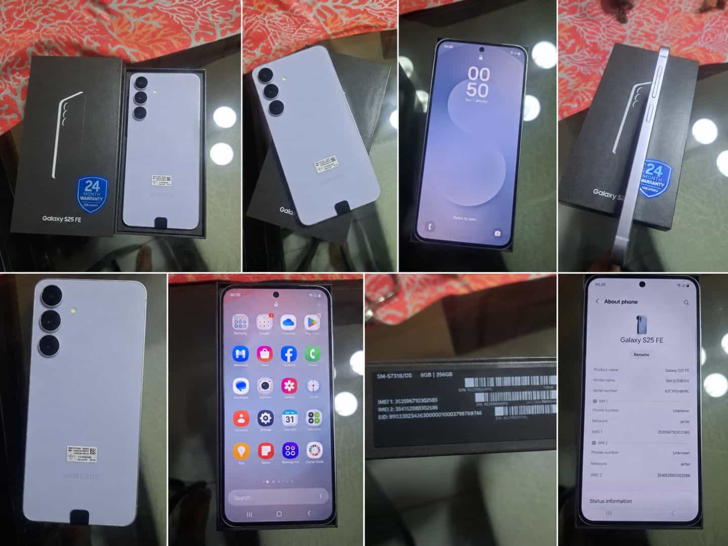 Samsung Galaxy S25 FE 8GB 256GB Gray
