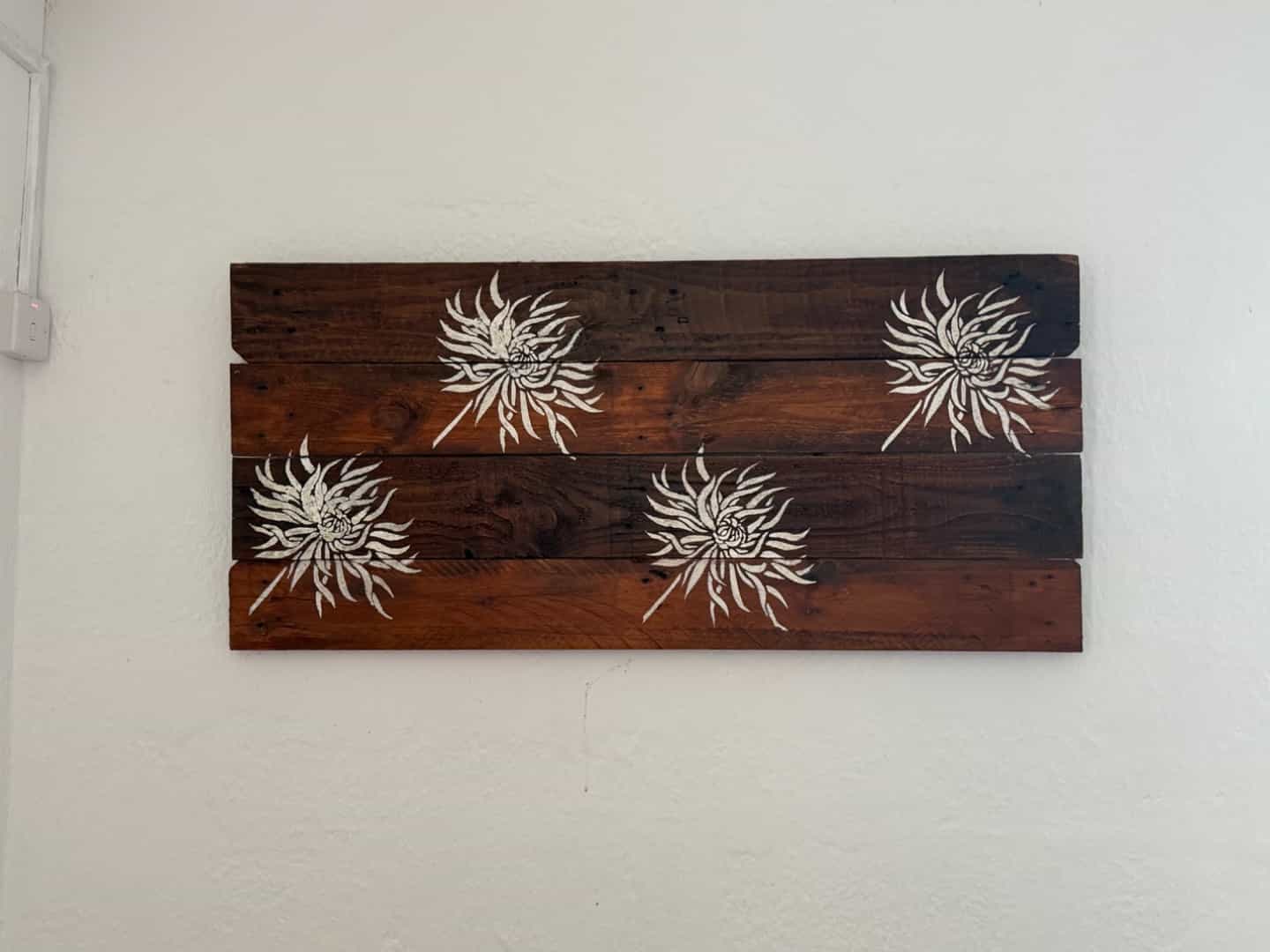 Hand-Painted Wooden Pallet Wall Art