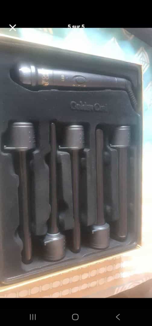 Golden Curl 5P Curler Professional Curling Iron Set