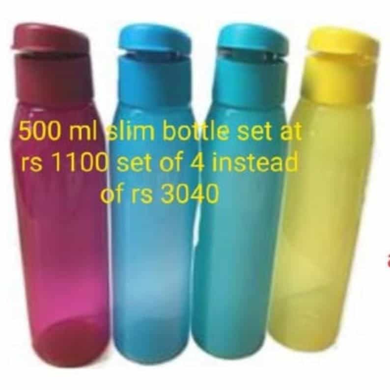 Slim Bottle Set 500ml - Set of 4