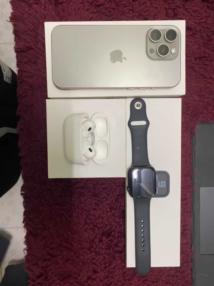 Apple iPhone 16 Pro Max 256GB, Watch SE 2nd Gen & AirPods Pro