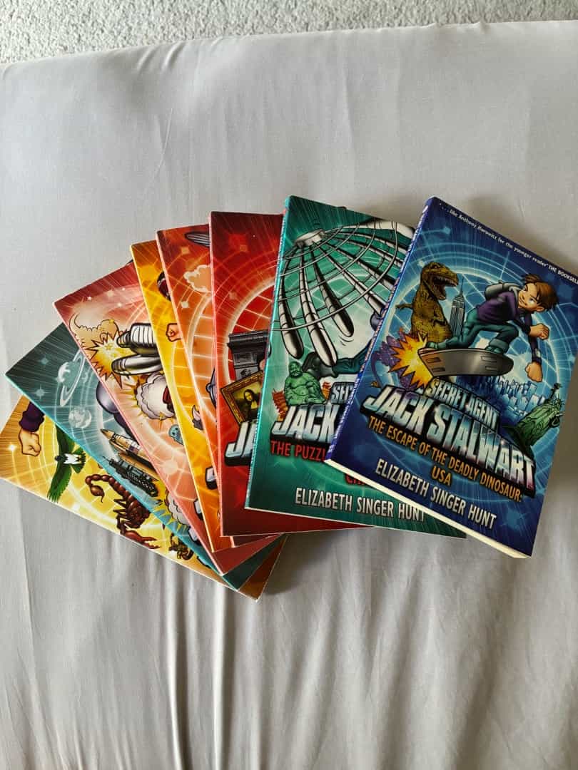 Secret Agent Jack Stalwart - 7 Book Collection by Elizabeth Singer Hunt