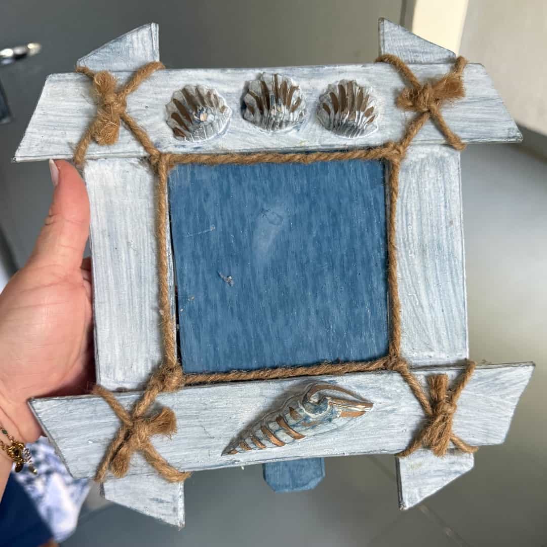 Nautical Style Wooden Photo Frame