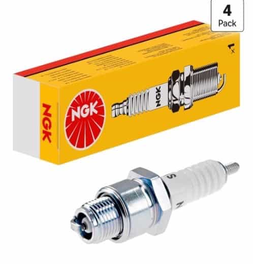 Lot de 4 bougies d'allumage NGK 5126 B8HS-10