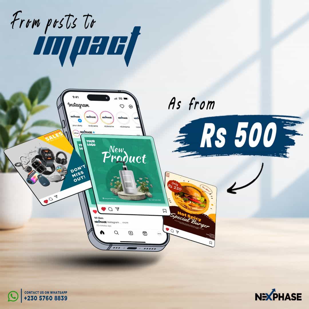 NexPhase Servis design grafik pou social media