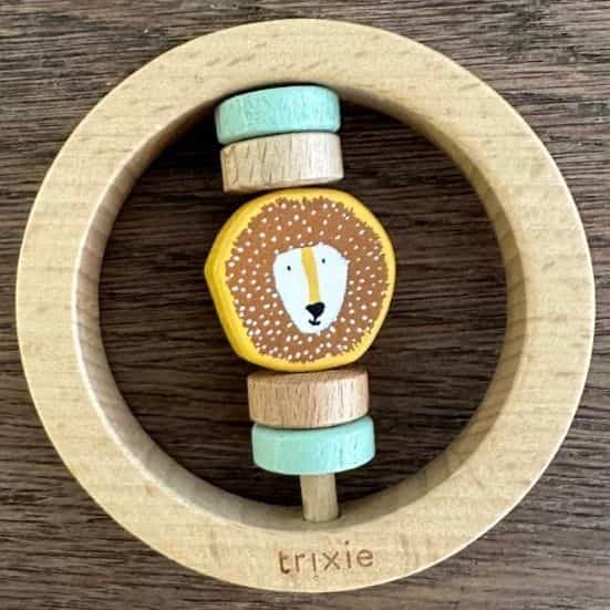Trixie Wooden Rattle Mr Lion