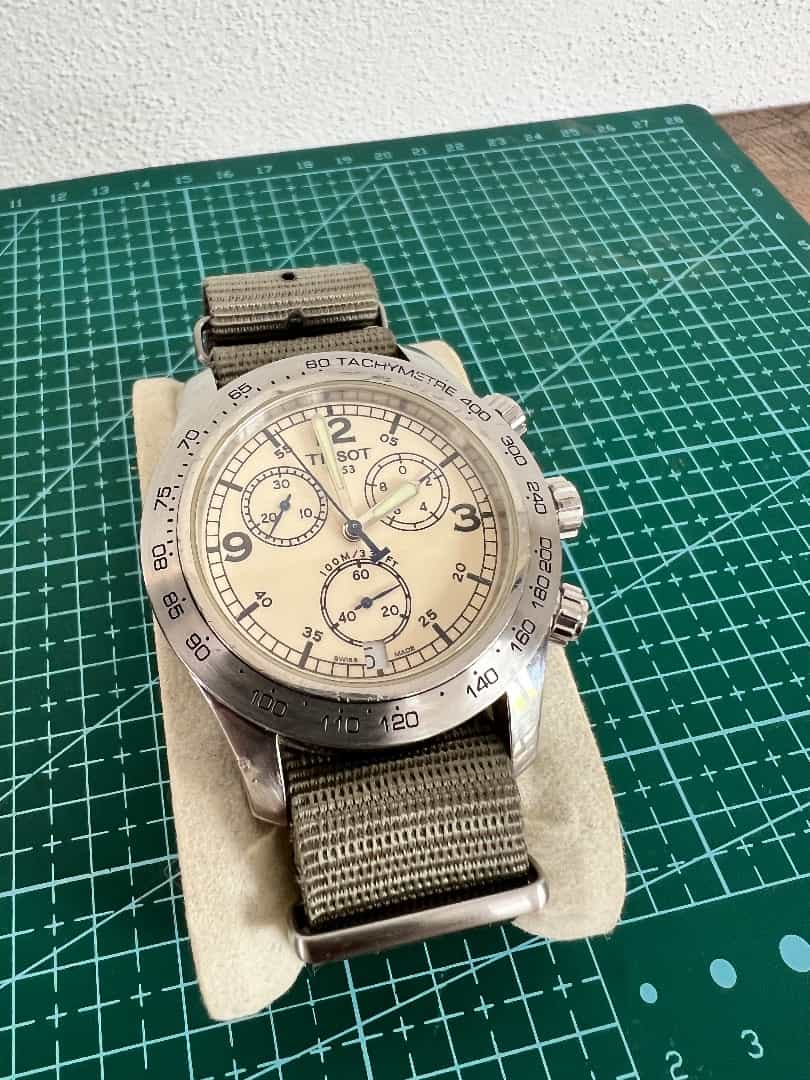 Tissot T-Sport Chronograph 60 Tachymetre Silver Dial