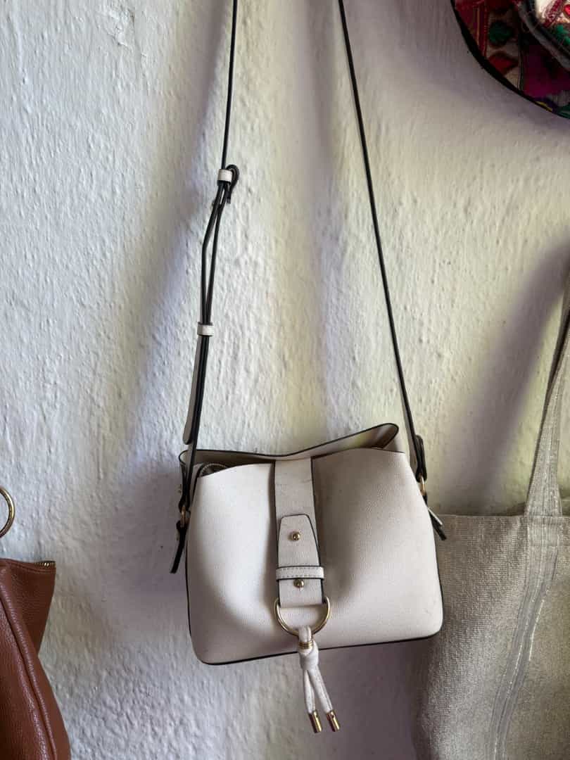 Beige Crossbody Bag