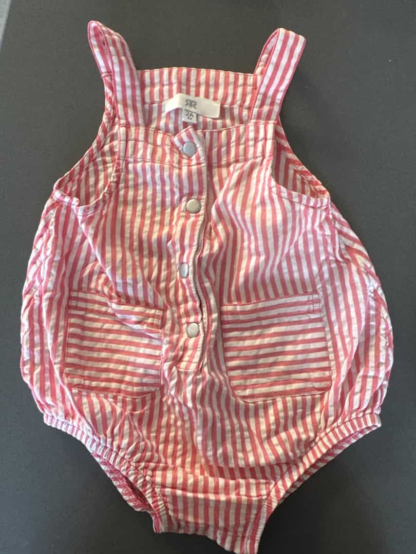 RR Striped Romper 2 Years