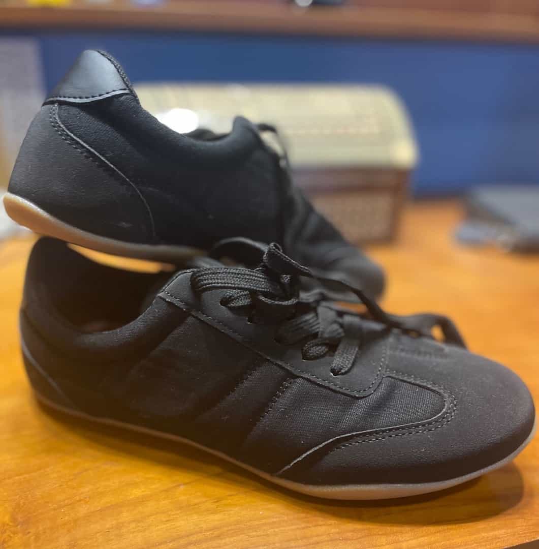New Black Trainers size 5.5