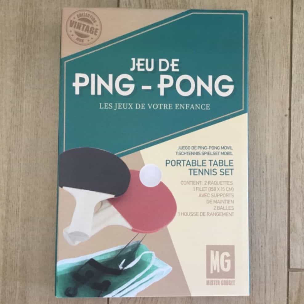 Mister Gouget Portable Table Tennis Set
