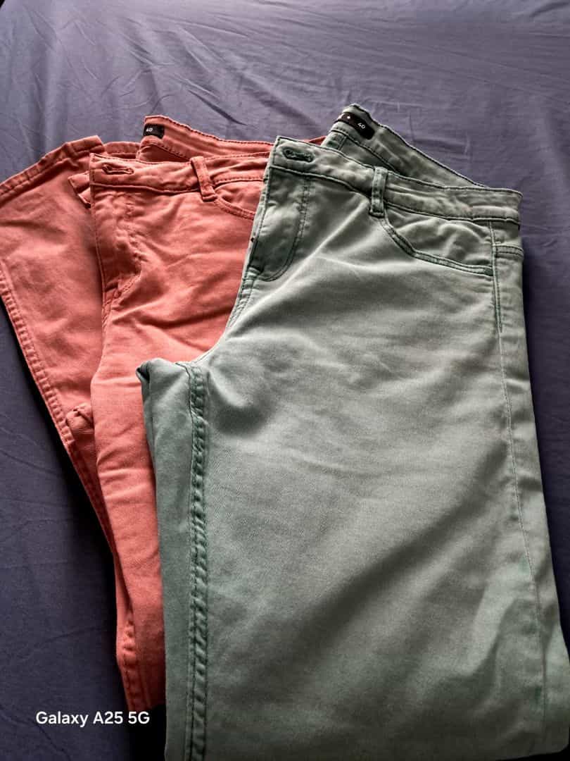 2 Paires de Pantalons Slim TEX Taille 40