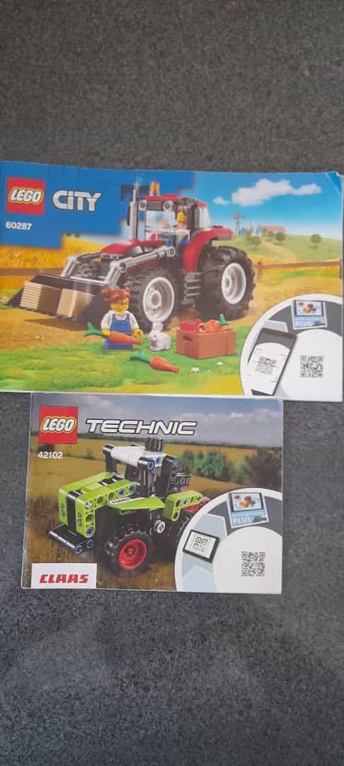 LEGO Instructions City 60287 Tractor & Technic 42102 CLAAS