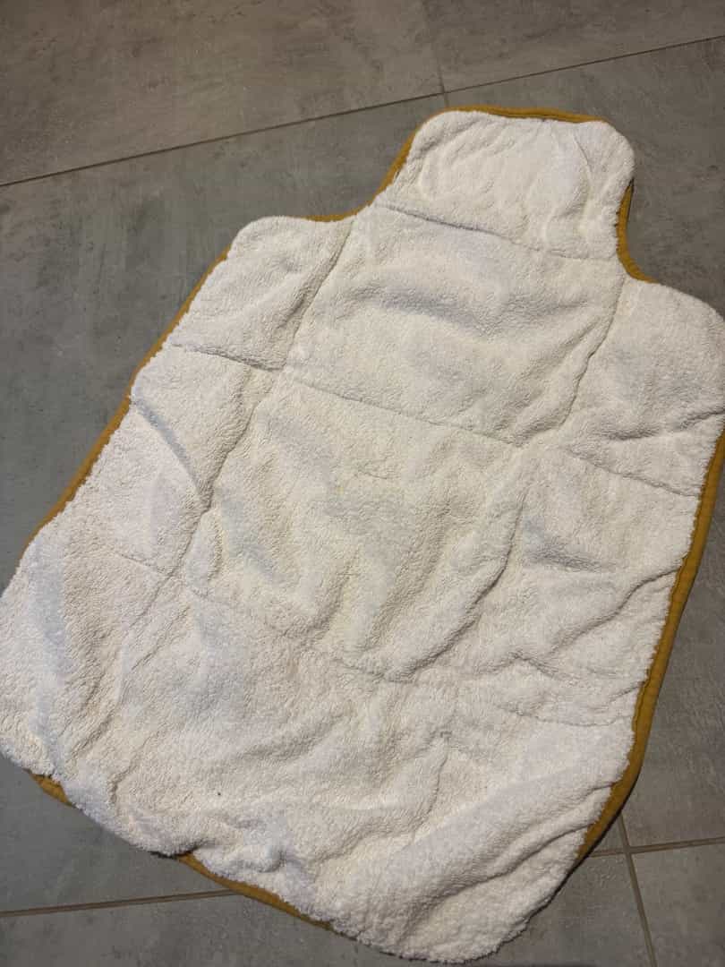 Cotton Gauze Changing Mat Yellow White
