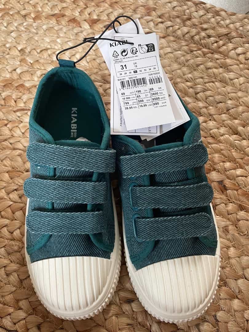 Kiab Sneakers Vert Tissu Taille 31