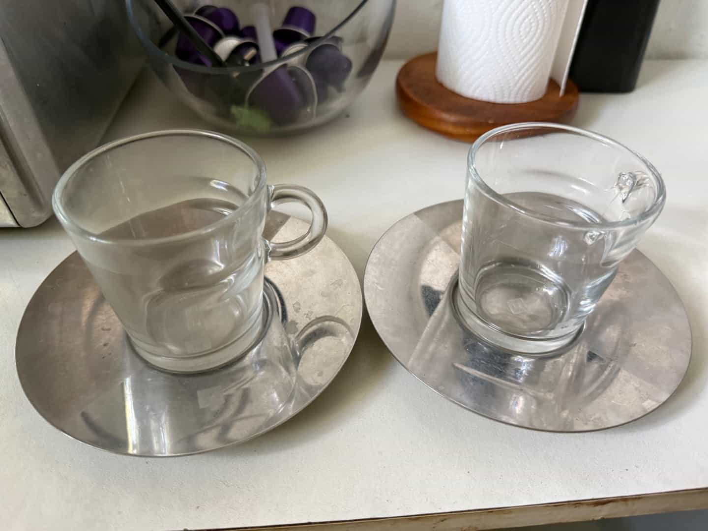 Nespresso Espresso Cups with Saucers Set of 2