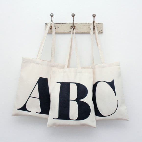 Hand-Painted Cotton Tote Bags - Assorted Designs thumbnail 5