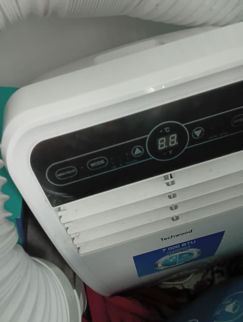 Techwood 7000 BTU Portable Air Conditioner thumbnail 2