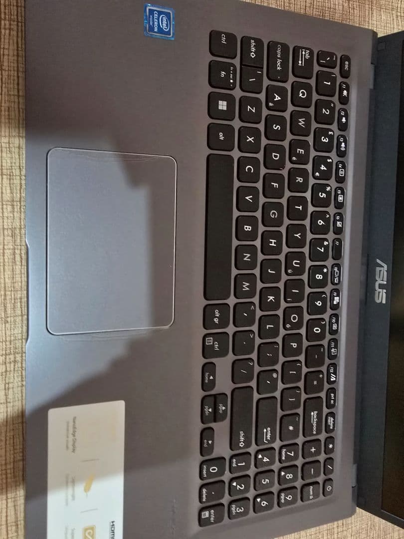 ASUS VivoBook Laptop Intel Celeron Gray thumbnail 2