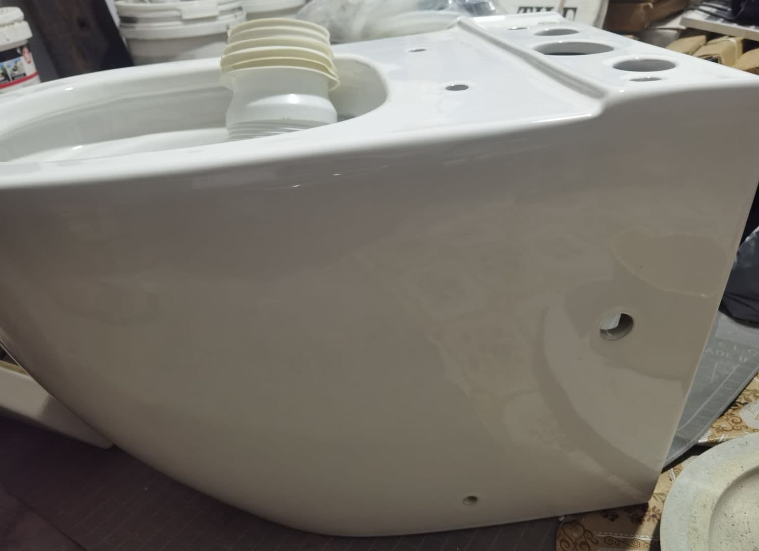 Dura Ceramic Toilet White thumbnail 3