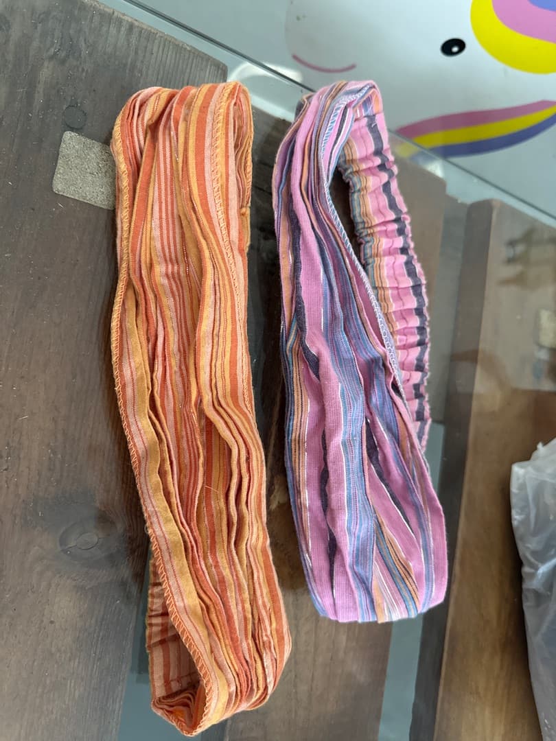 Set of 2 Striped Elastic Headbands - Image 1 of 1