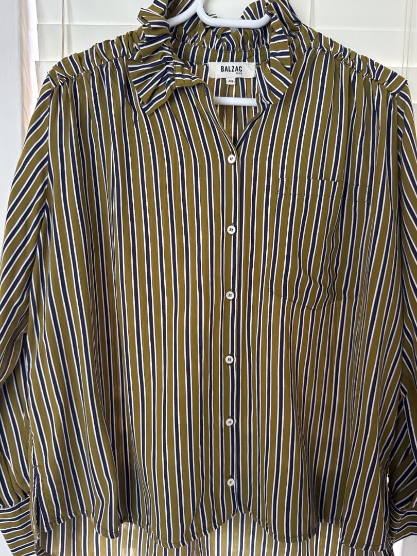 Balzac Paris Striped Shirt Size 40 - Image 1 of 4