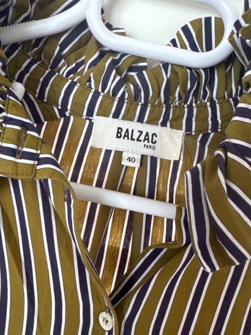 Balzac Paris Striped Shirt Size 40 thumbnail 2