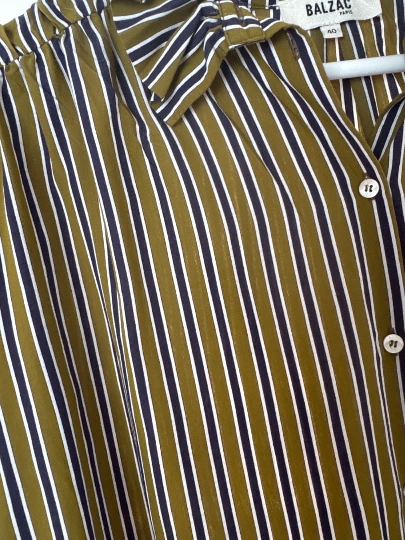 Balzac Paris Striped Shirt Size 40 thumbnail 3