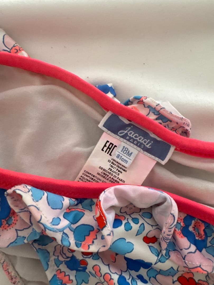 Jacadi & La Redoute Liberty Baby Swimsuit 12-18 Months thumbnail 3