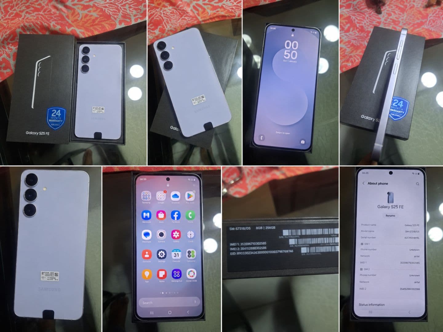 Samsung Galaxy S25 FE 8GB 256GB Gray