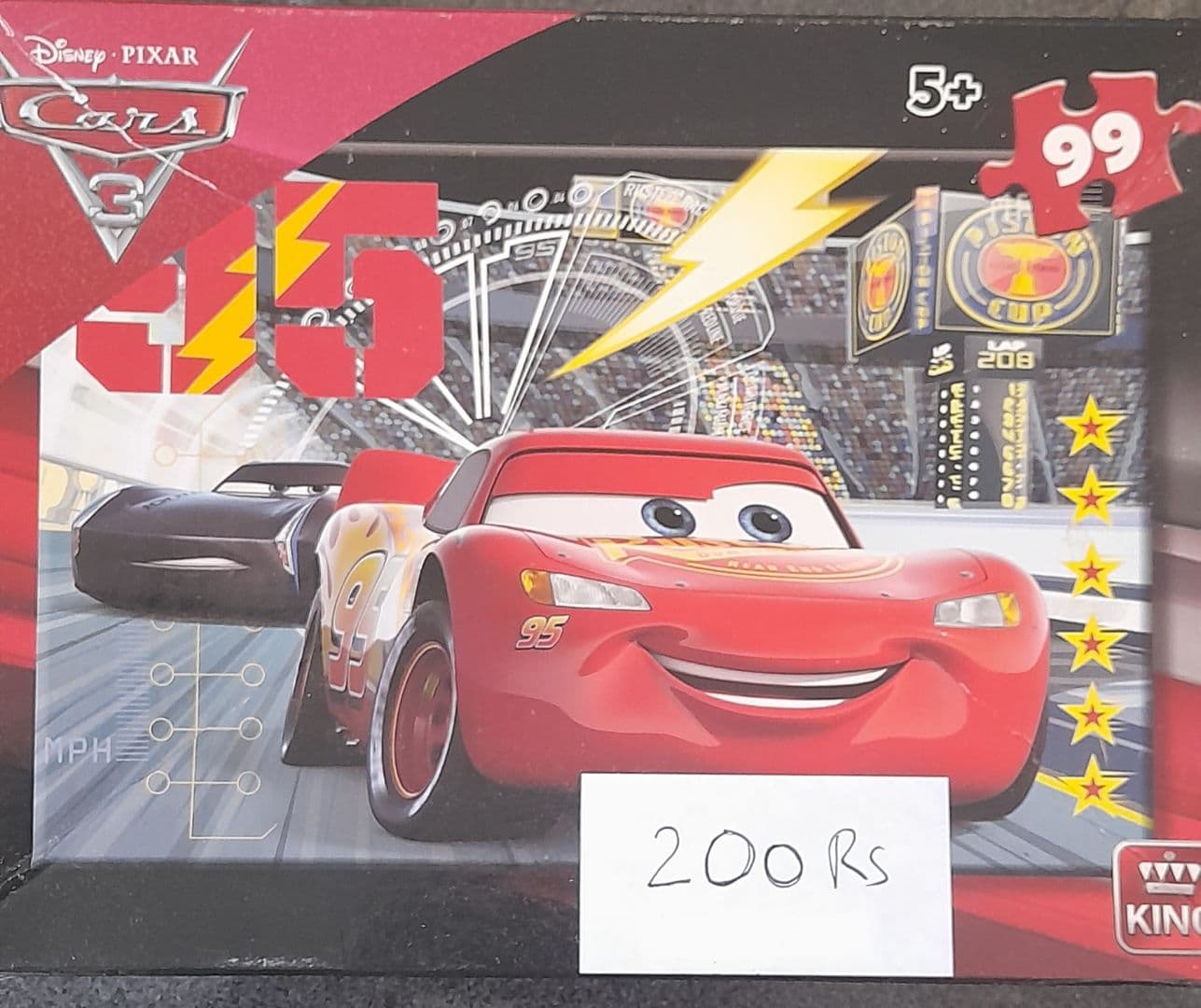 Disney Pixar Cars 3 Puzzle 99 Pieces Lightning McQueen