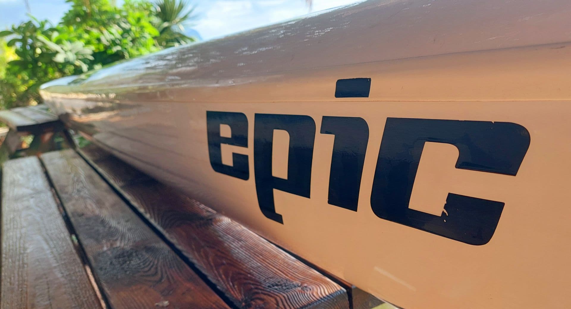 Epic V10L Surfski with Paddle thumbnail 2