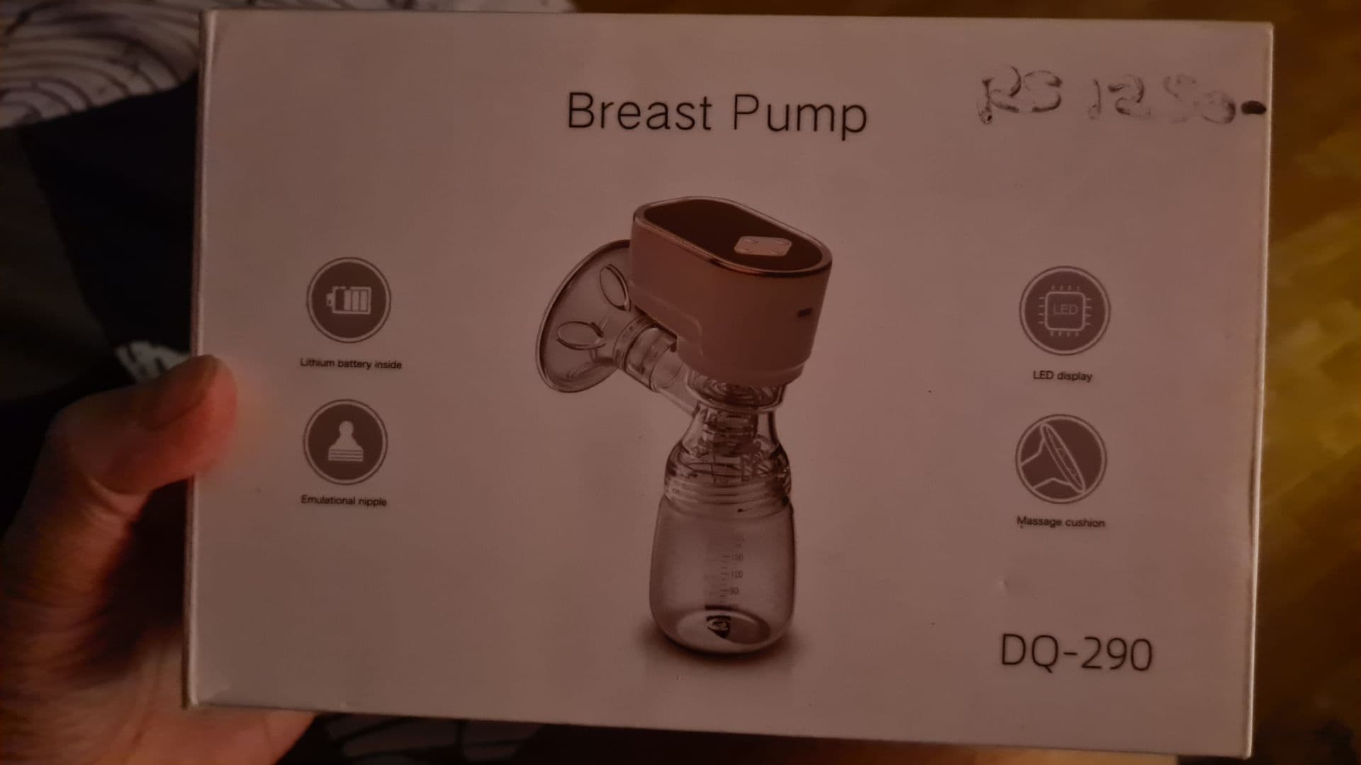 DQ-290 Pink Breast Pump - Image 1 of 2