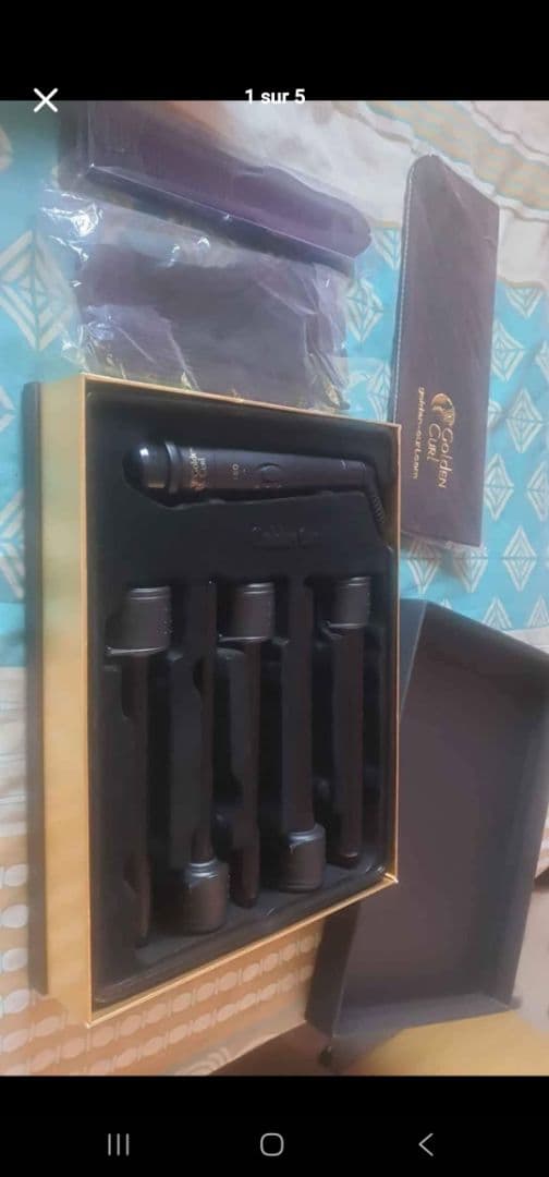 Golden Curl 5P Curler Professional Curling Iron Set thumbnail 4