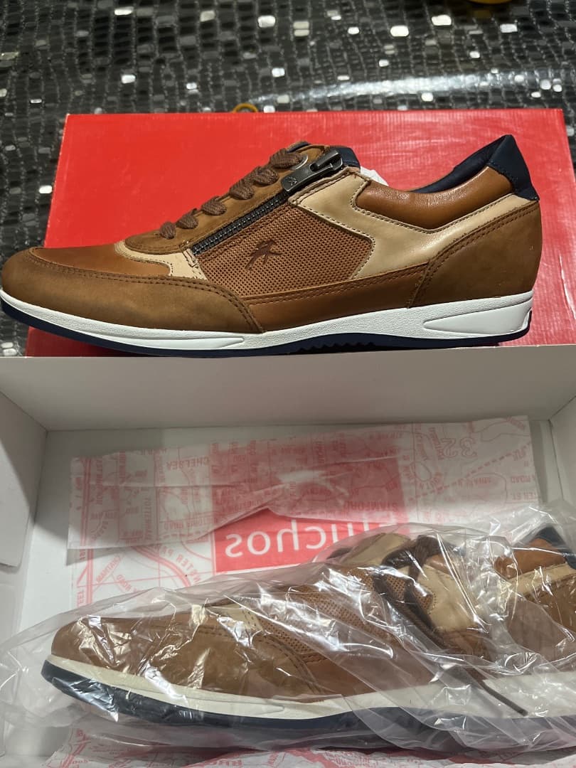 Fluchos Daniel F1288 Brown Leather Shoes Size 40 thumbnail 2