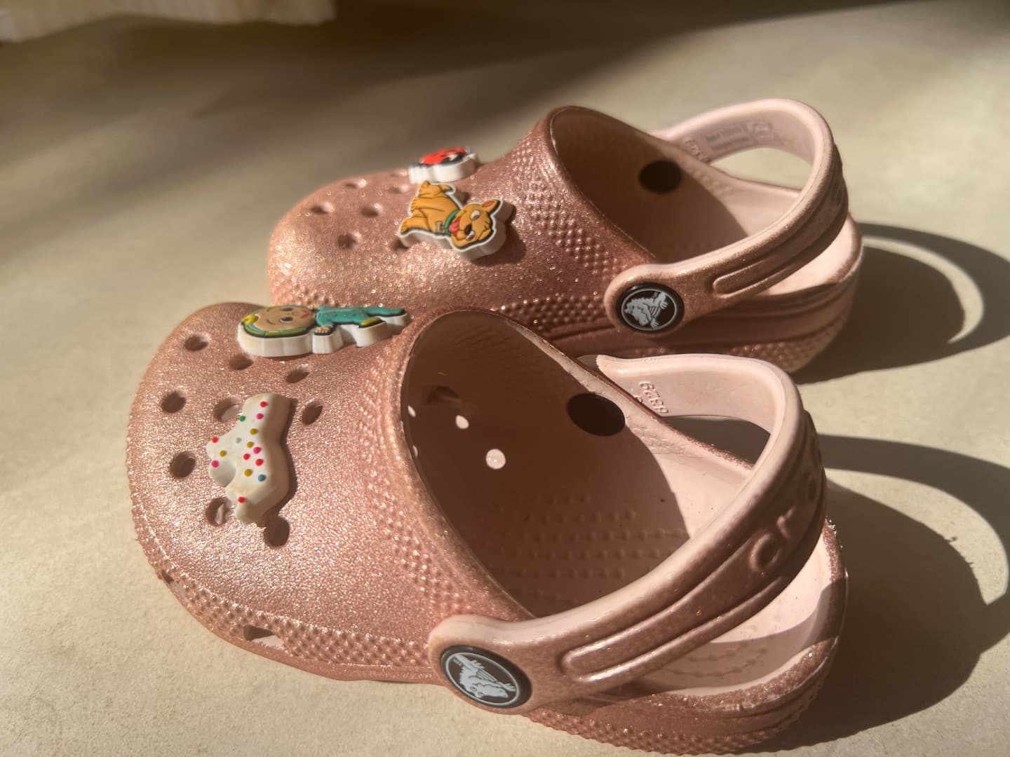 Crocs Glitter Clogs Pink - Image 1 of 1