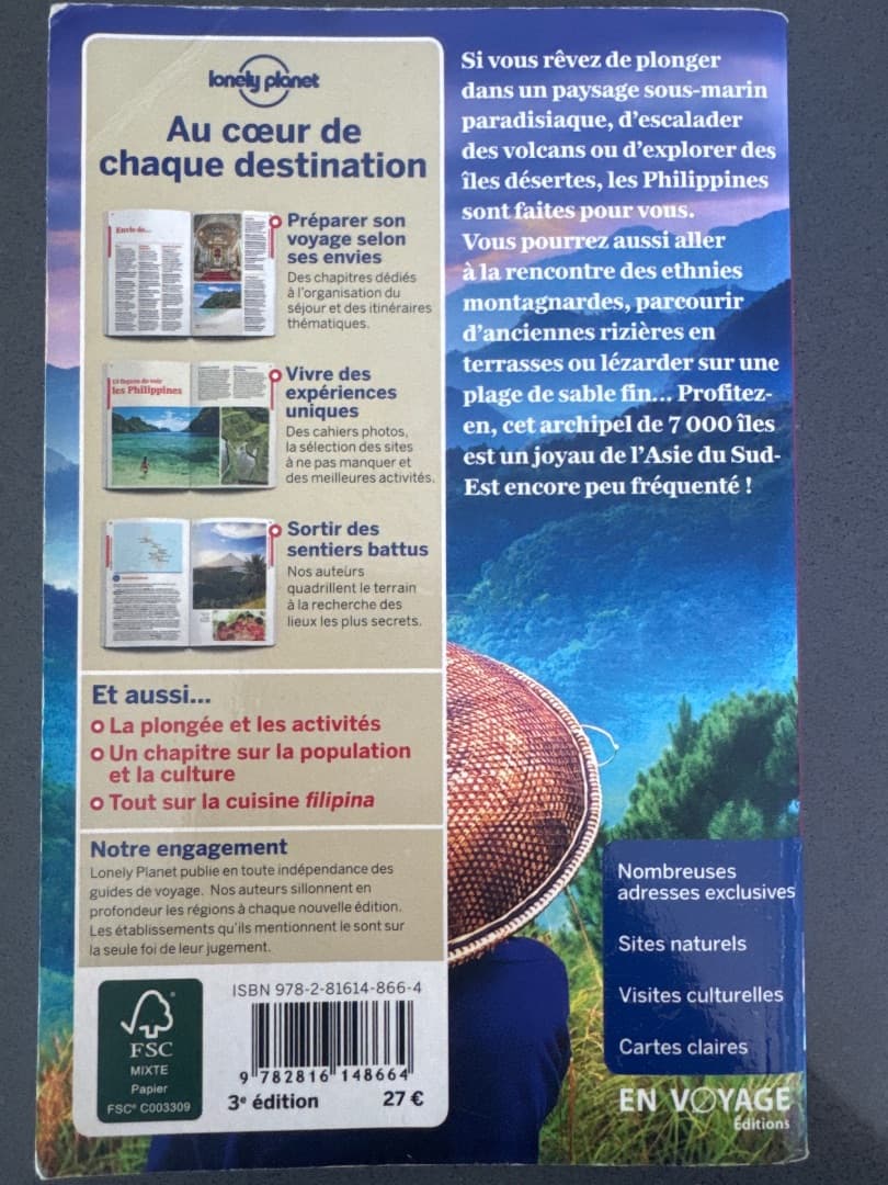 Lonely Planet Philippines 3rd Edition French Guidebook thumbnail 2