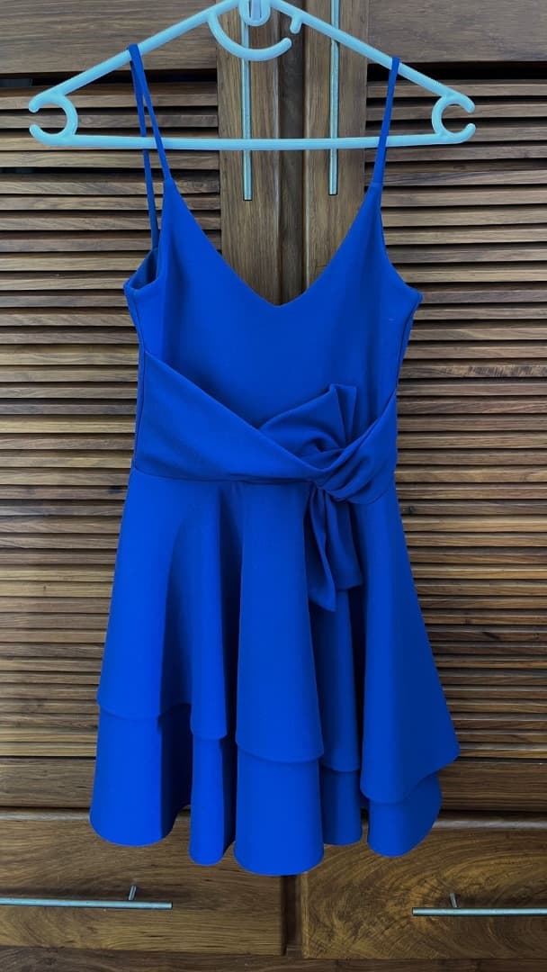 Blue Cocktail Dress Size Small - Image 1 of 3