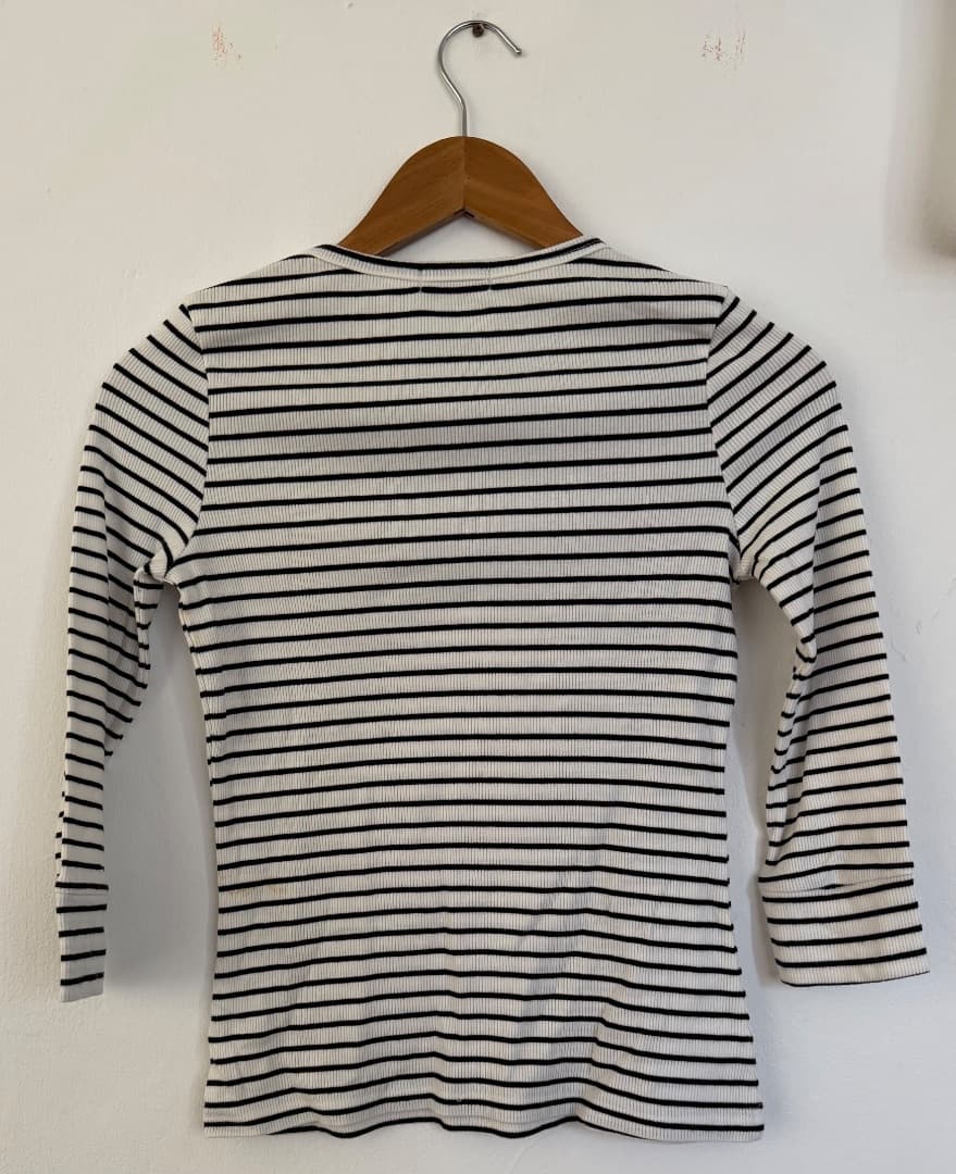 Fox Striped Long Sleeve Top XS thumbnail 2