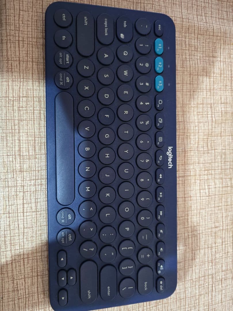 Logitech K380 Bluetooth Keyboard Blue - Image 1 of 1