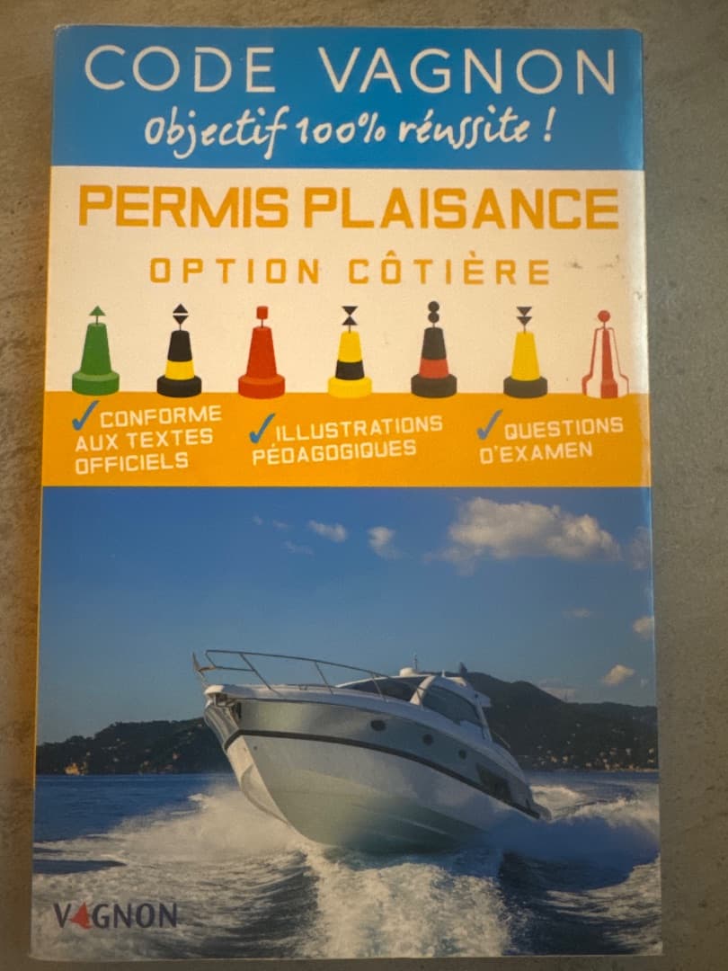 Code Vagnon Boat License Book - Coastal Option