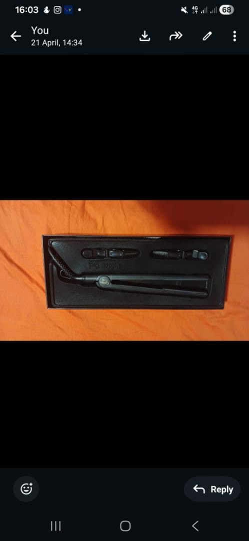 Golden Curl Hair Straightener Black - Image 1 of 1