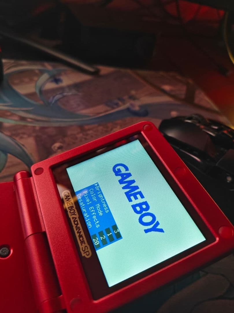 Nintendo Game Boy Advance SP Pokemon limited Edition with ips-v5 screen thumbnail 2