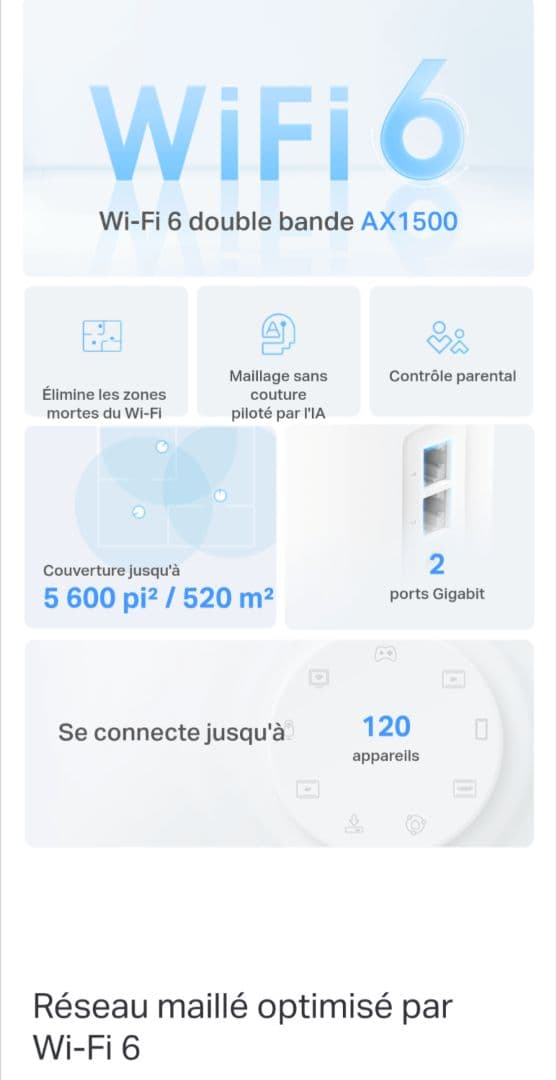 TP-Link Deco X10 AX1500 Wi-Fi 6 Mesh System (4 Units) thumbnail 5