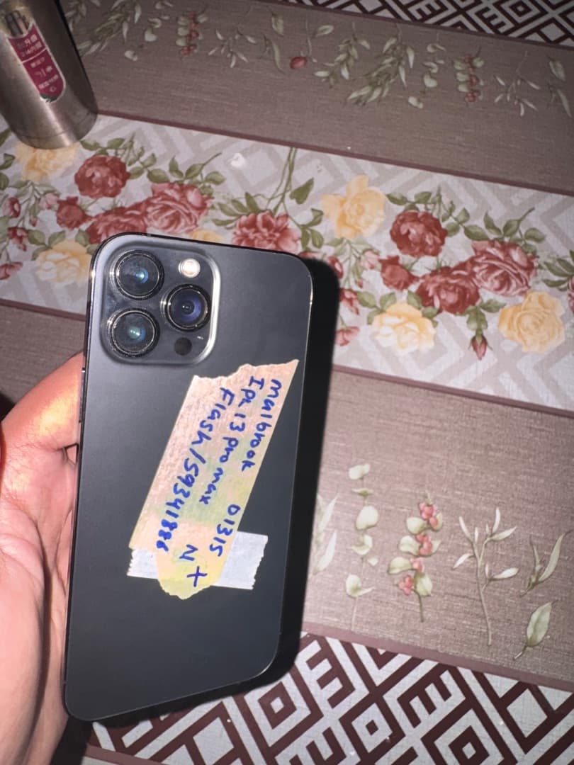 iPhone 13 Pro Max Black Motherboard Broken - Image 1 of 2