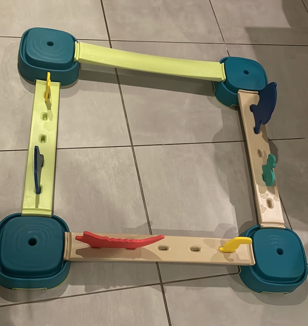 Toddler Activity Walker Frame with Ramp and Animals - Image 1 of 3