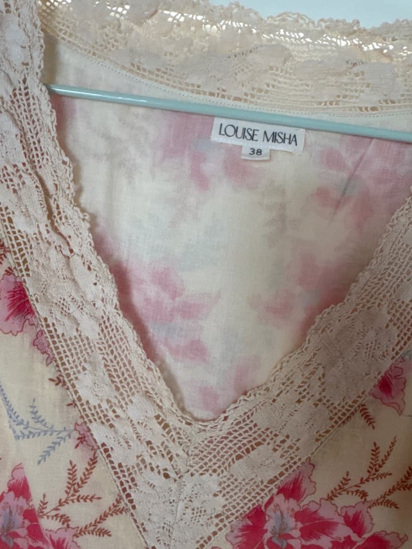 Louise Misha Floral Lace Tunic Size 38 thumbnail 2